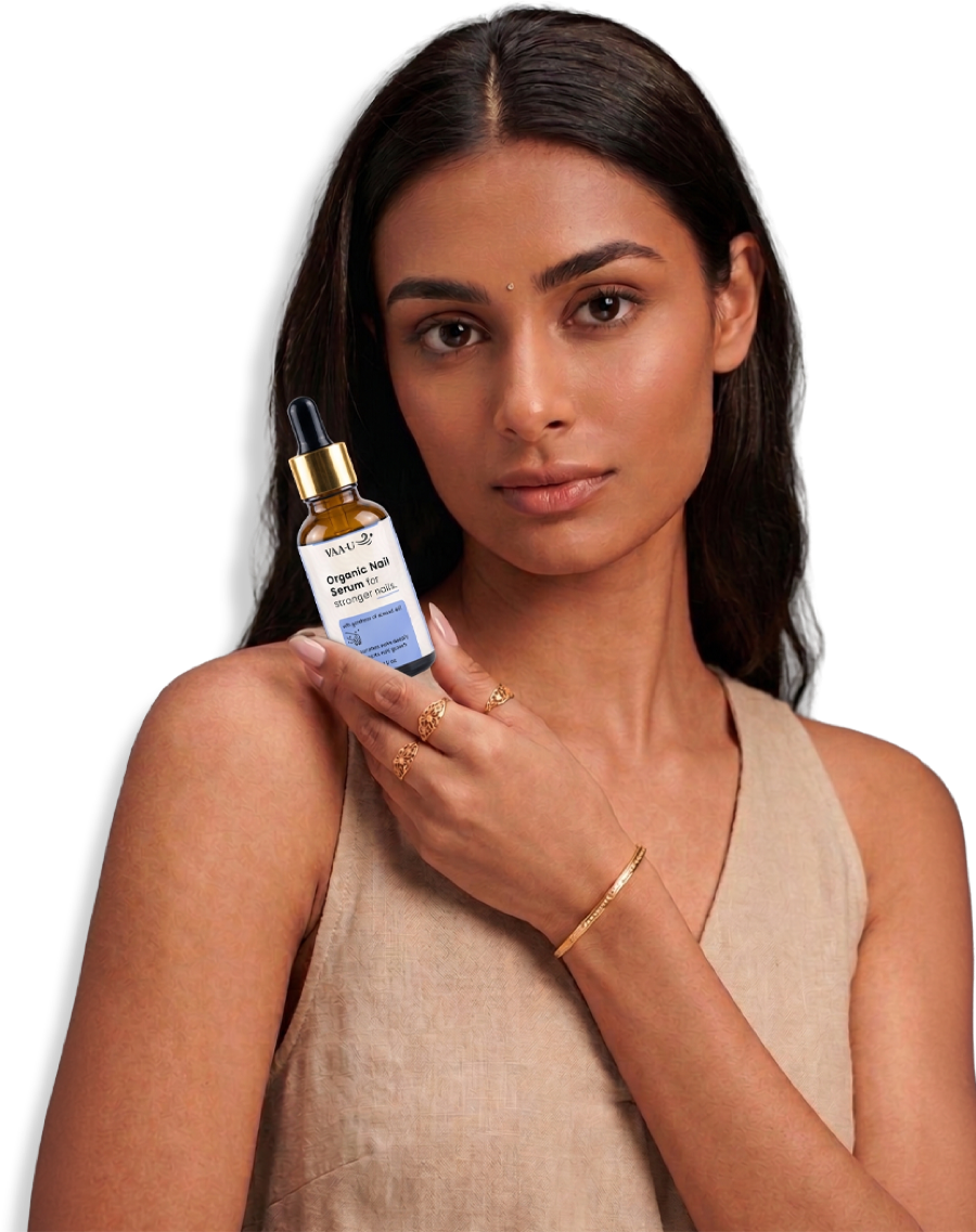 Man using VAA-U Nail Repair Serum